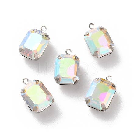 Rhinestone Pendants RGLA-P038-02P-08-1