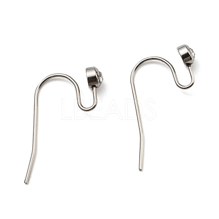 304 Stainless Steel Earring Hooks STAS-P237-14P-1