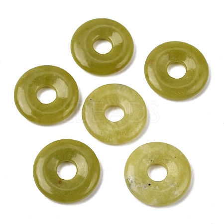 Natural Lemon Jade Pendants G-A320-01A-02-1