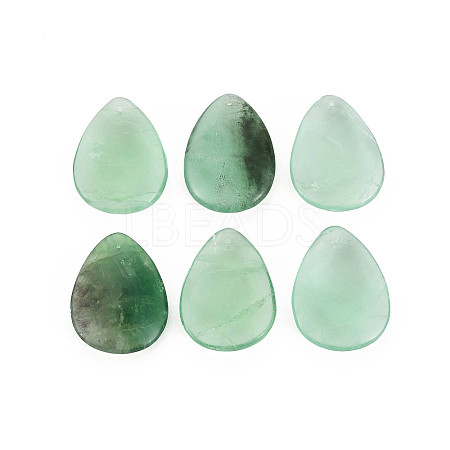 Natural Green Fluorite Pendants G-S336-72C-1