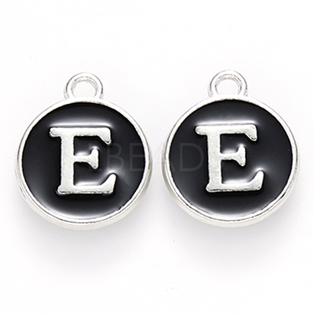 Platinum Plated Alloy Charms X-ENAM-S118-02E-P-1