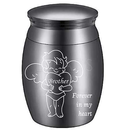 Stainless Steel Cremation Urn AJEW-CN0001-91E-1