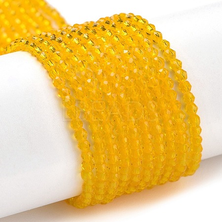 Transparent Glass Beads Strands GLAA-H021-03-06-1