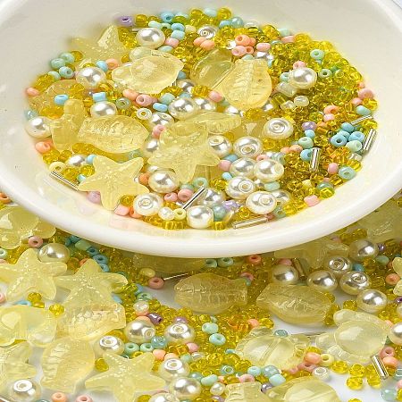 Mixed Styles Glass Beads GLAA-YW0003-41B-1