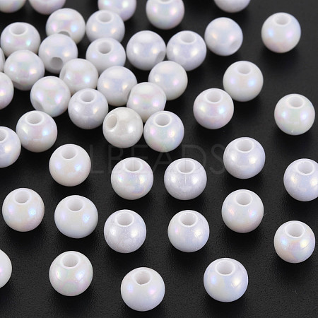 Opaque Acrylic Beads MACR-S370-D6mm-01-1