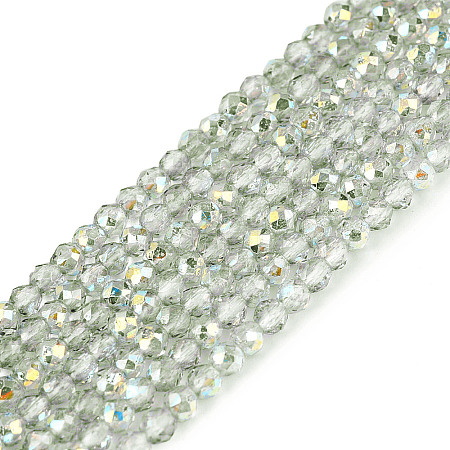 Transparent Glass Beads Strands EGLA-N028-01A-A02-1