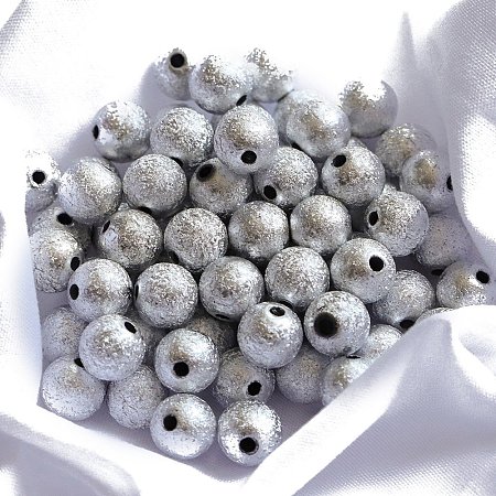 Frosted Acrylic Beads OACR-YWC0002-01C-02-1