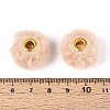 Imitation Rabbit Hair European Beads FIND-WH0126-574S-3