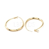 Brass Twist Teardrop Big Hoop Earrings for Women EJEW-P206-04G-2