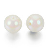 Acrylic Imitation Pearl Beads X-OACR-N010-024C-01-2