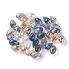 Eletroplated Glass Beads X-EGLA-R013-13x8mm-M-1