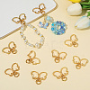 20Pcs Alloy Swivel Clasps FIND-SC0017-28G-7