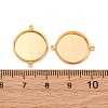 Brass Connector Cabochon Settings KK-F898-21D-G-3