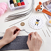 11Pcs Stainless Steel Circular Knitting Needles SENE-WR0001-03-4