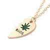 BEST BUDS Alloy Pendant Necklaces NJEW-K124-03A-G-6