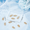 10Pcs Brass Micro Pave Clear Cubic Zirconia Charms ZIRC-BBC0001-25-7