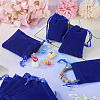 20Pcs Rectangle Velvet Drawstring Pouches TP-TA0001-03B-6