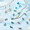 Handmade Flower Printed Polymer Clay Pendants FIND-SC0002-90-5