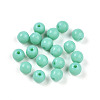 Opaque Solid Color Glass Beads GLAA-N007-4mm-A04-1