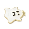 Halloween Theme Brass Enamel Pendants KK-L248-01G-05-2