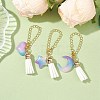 Resin Heart/Moon/Star Cup Charms HJEW-JM02071-2