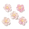 Transparent Resin Cabochons RESI-C034-02-1