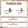 11 Sets 2 Styles Iron Decorative Nail Strips OCOR-FH0001-52-2