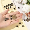 20Pcs Painted Natural Wood Beads WOOD-YW0001-67-3