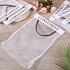 6Pcs Polyester Hanging Storage Bags with Hook and Loop Fastener AJEW-CN0006-68-4