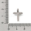 Brass Micro Pave Clear Cubic Zirconia Pendants CU-CBA9883-05C-P-3