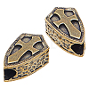 2Pcs Brass European Beads KK-DC0004-80C-1