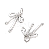 Rack Plating Brass Clear Cubic Zirconia Pendants KK-M293-16P-2