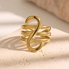 Line 304 Stainless Steel Cuff Open Rings WGE83BC-01-2
