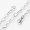304 Stainless Steel Chain Bracelets BJEW-P236-07P-2