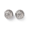 304 Stainless Steel Rhinestone European Beads STAS-A092-10R-P-1