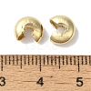 Brass Crimp Bead Cover KK-K383-07A-G-3