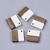 Resin & Walnut Wood Pendants RESI-S358-53-2