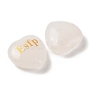 Natural Quartz Crystal Heart Engraving MBTI Figurines Statues for Home Office Desk Decorations X1-G-K353-05K-2