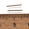 Brass Flat Head Pins KK-H502-01A-G-3