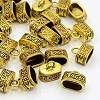 Tibetan Style Alloy Cord Ends TIBEB-4811-AG-FF-2