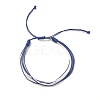 Waxed Polyester Multi-strand Bracelet BJEW-JB07892-06-1