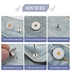 Alloy Button Pins for Jeans PURS-PW0009-01E-01P-2