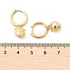 Brass Strawberry Hoop Earrings EJEW-M077-19G-01-3