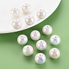 Opaque Acrylic Beads MACR-S370-D16mm-01-2
