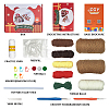 1Set Christmas Theme DIY Crochet Kit for Beginners DIY-SC0027-78B-2