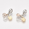 Alloy European Dangle Charms MPDL-S066-077-2