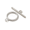 Brass Toggle Clasps LS-KK-E265-N-NR-2