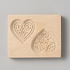 Beech Wood Cookie Molds AJEW-WH0083-59F-1