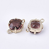 Transparent Glass Links connectors GLAA-T007-21C-2