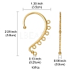 Alloy Ear Cuff Findings FIND-YW0003-93G-3